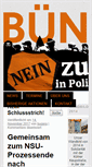 Mobile Screenshot of buendnisgegenrassismus.org